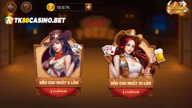 Tính điểm trong game Bull Bull