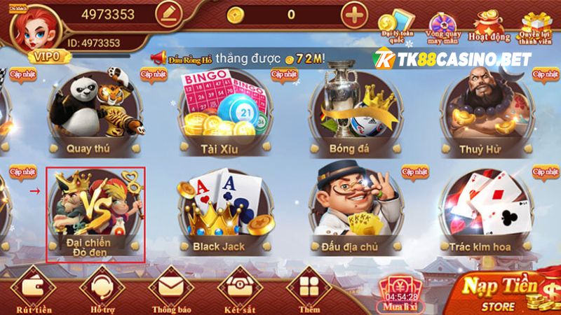 Chọn chơi ngay lúc đông người giúp tăng số tiền nhận được cùng TK88