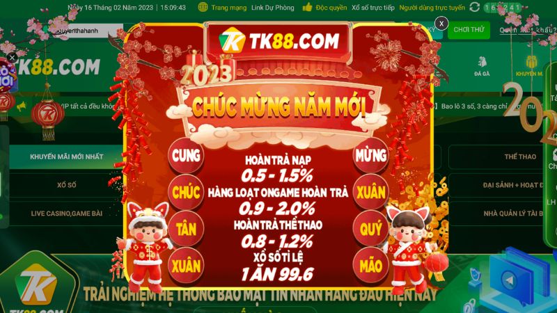 Chương trình khuyến mãi mỗi ngày đăng nhập cực chất