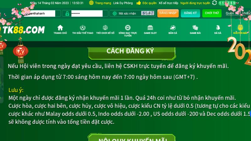 Cách thức đăng ký tham gia ưu đãi cá cược thể thao