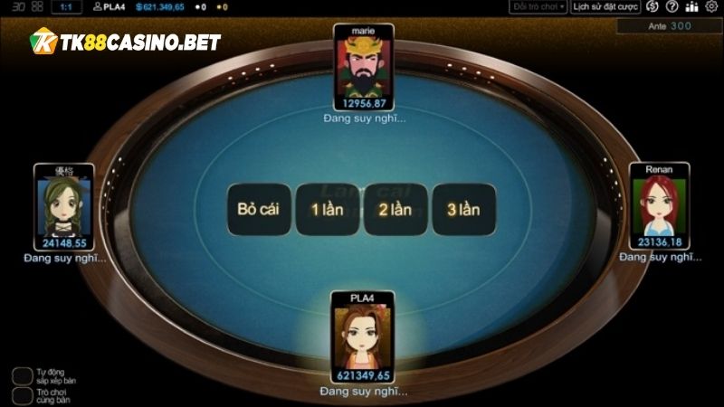 Luật xếp bài game ngầu hầm 