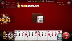 Tiến lên online TK88: Đỉnh cao game bài hot nhất Việt Nam