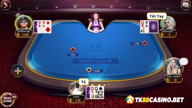 Kinh nghiệm chơi game Xì tố tại TK88 chỉ có thắng