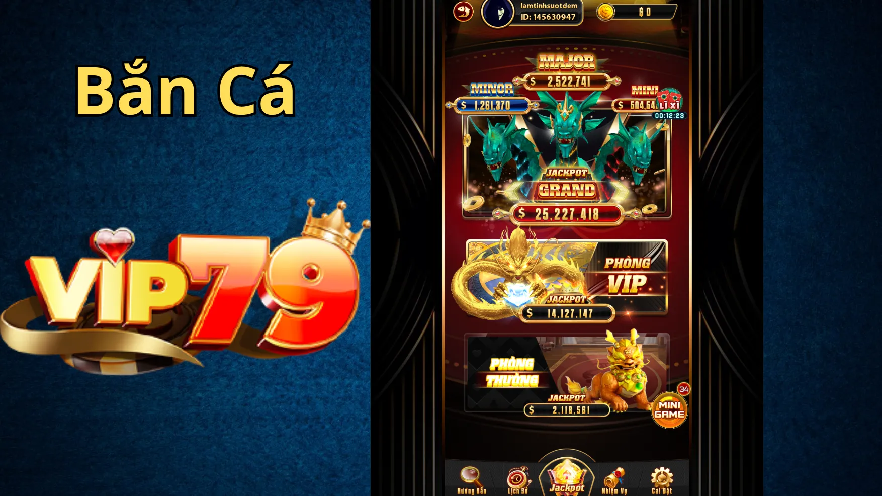Bắn cá Vip79 là một trong những trò chơi giải trí thịnh hành Bắn cá Vip79 là một trong những trò chơi giải trí thịnh hành