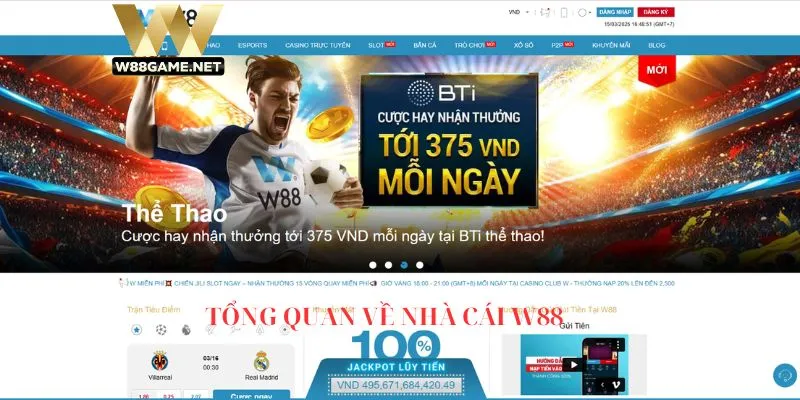 Tổng quan về nhà cái W88