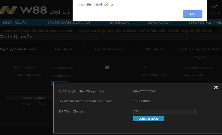 Thành Viên Nhận 50k Miễn Phí Từ Đại Lý W88 Hồng Nhung