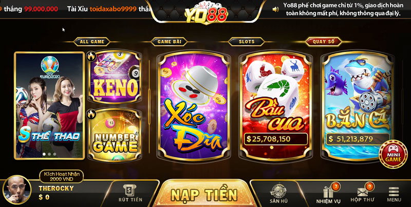 game quay số Yo88