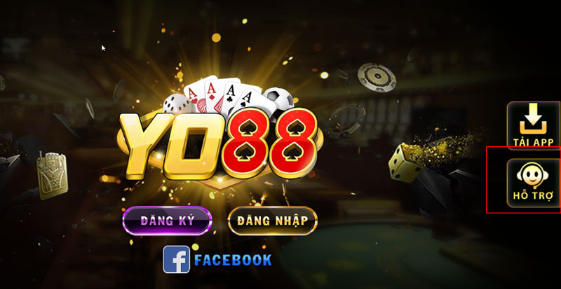 hỗ trợ khách hàng  tại YO88